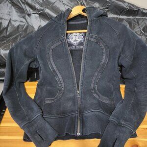 Lululemon Black Hoodie, Thick, Size M